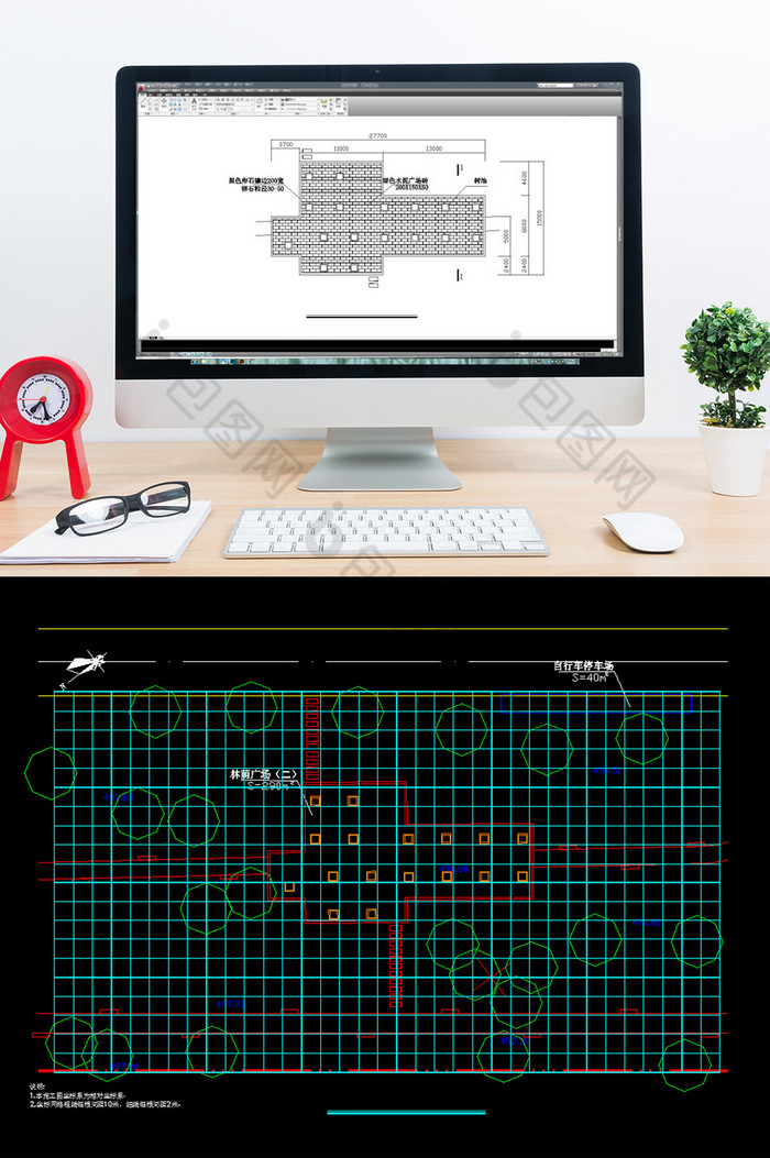 广场的CAD景观设计图纸图片图片