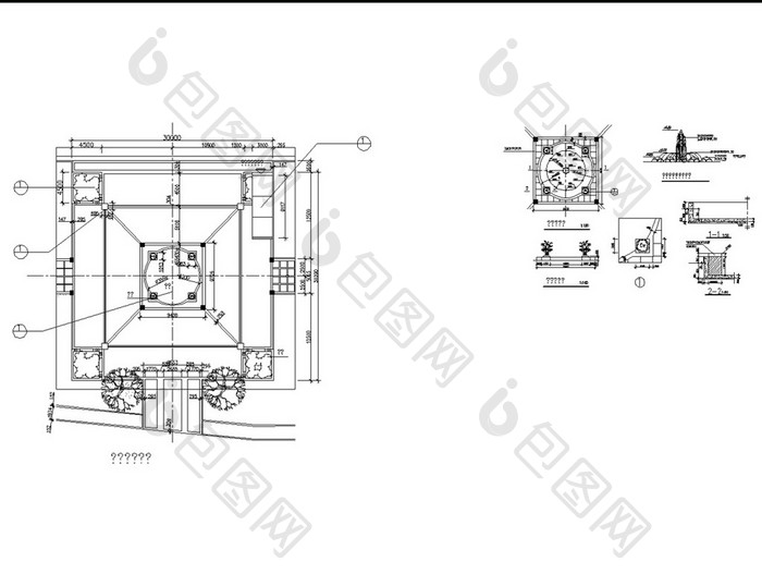 广场景观设计CAD全套施工图