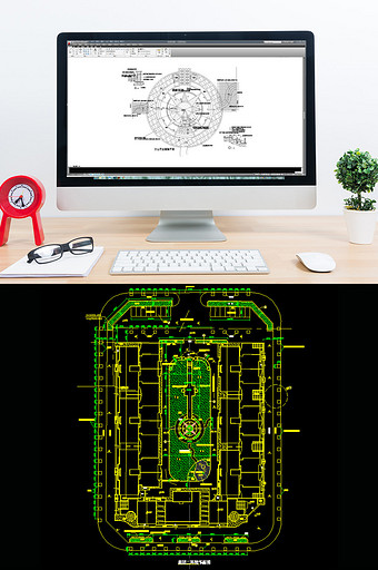 广场环境景观设计CAD施工图图片