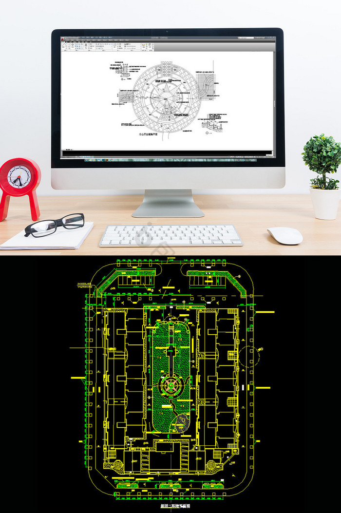 广场环境景观设计CAD施工图图片