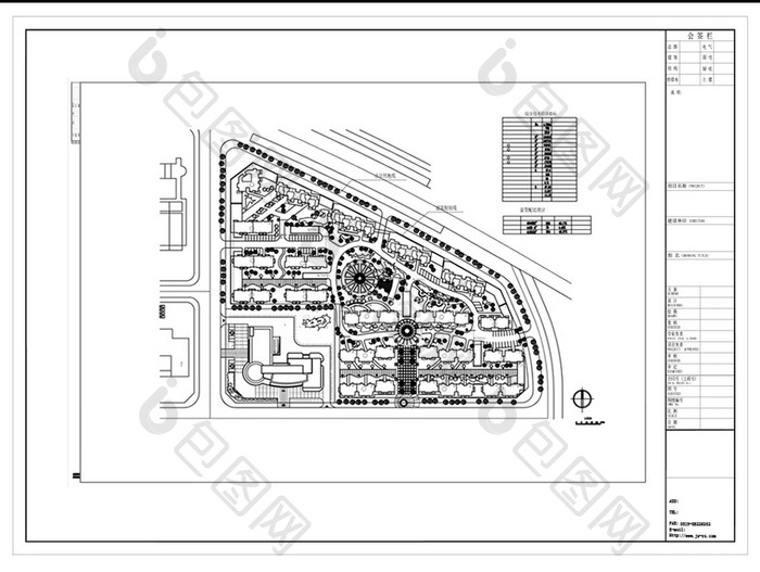 小区景观规划设计CAD