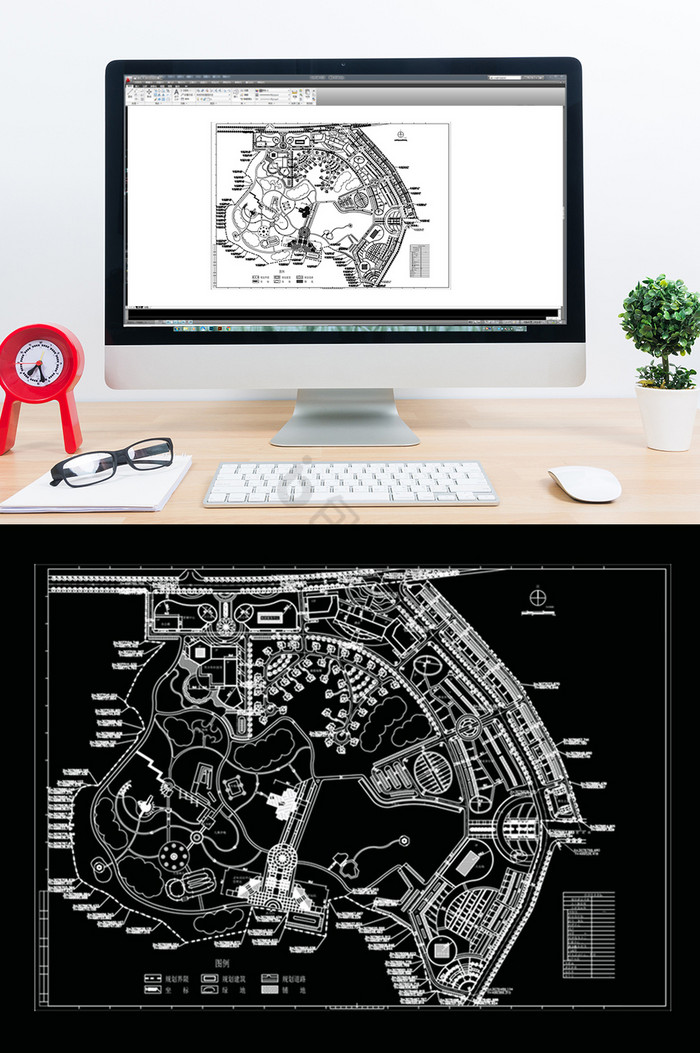 园林规划方案CAD施工图纸图片