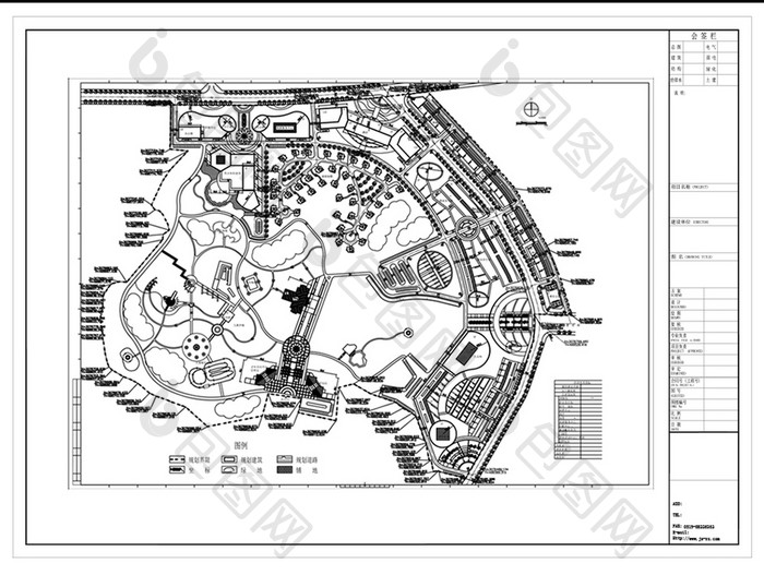 园林规划方案CAD施工图纸