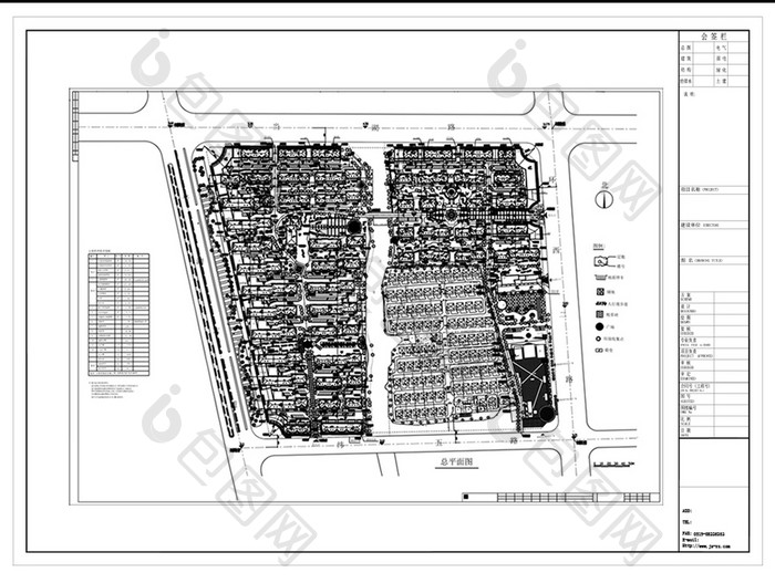 CAD住宅小区景观规划设计