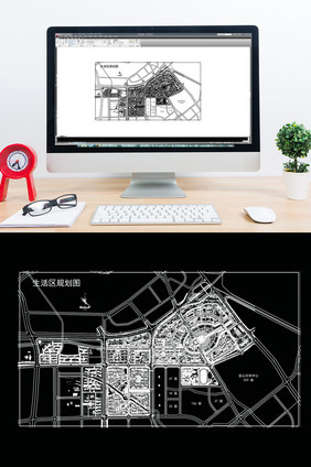 CAD生活区规划设计方案CAD图纸
