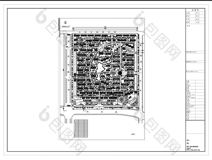 CAD经典小区规划设计方案