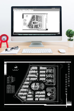CAD小区规划设计施工图纸