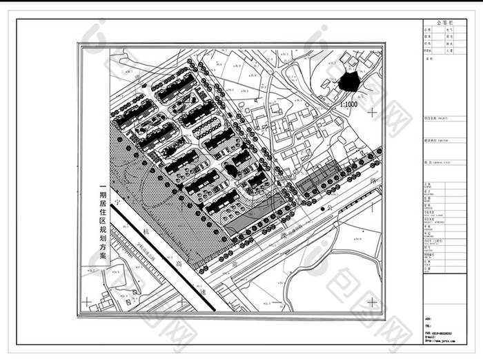 居住区规划CAD设计方案