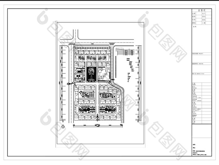 居住区规划设计CAD图纸方案