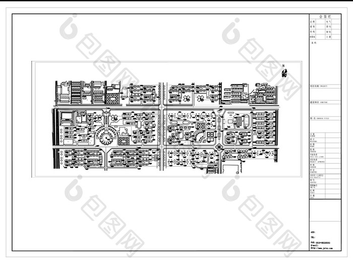 CAD居住区规划设计方案