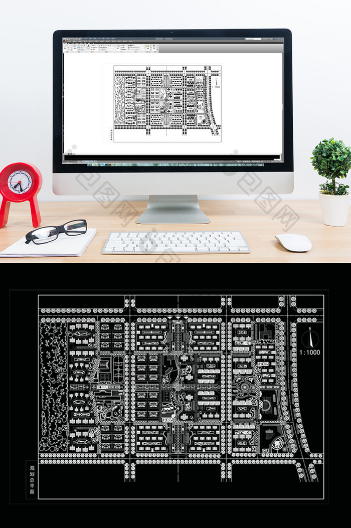 CAD居住小区规划设计图