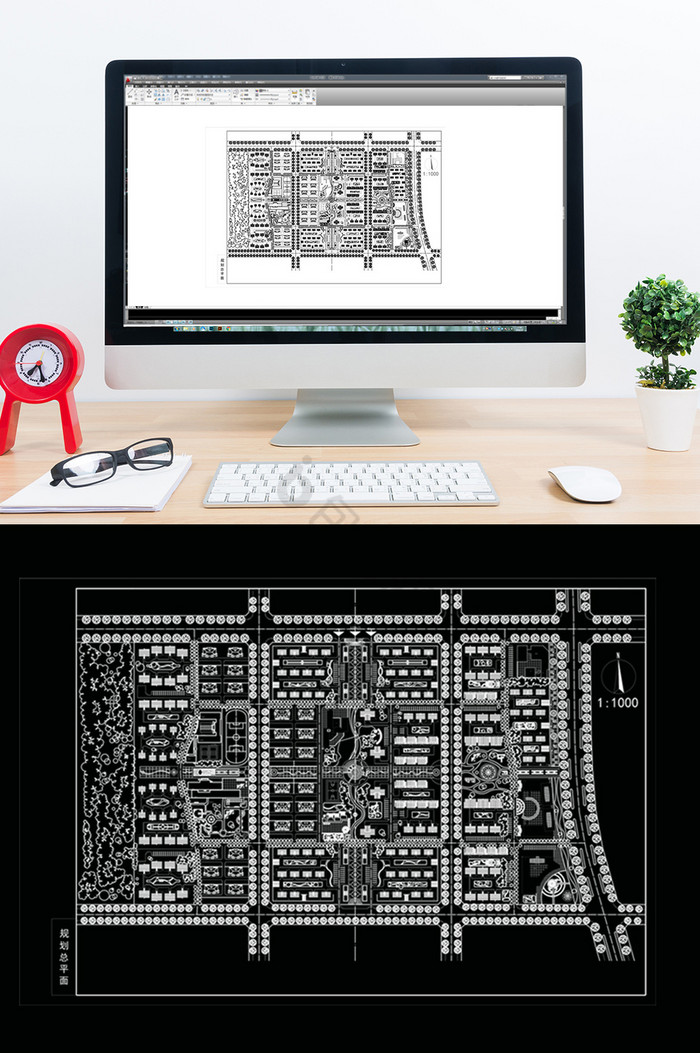 CAD居住小区规划设计图图片