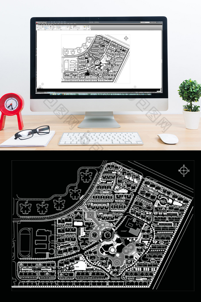 小区规划设计方案CAD图纸