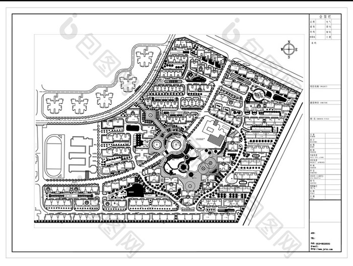 小区规划设计方案CAD图纸