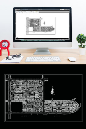 CAD居住小区详图规划设计