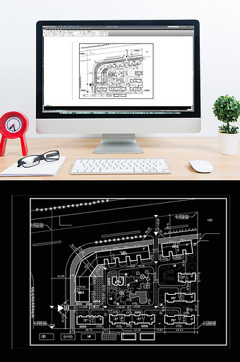 居住小区规划设计CAD图纸方案图片