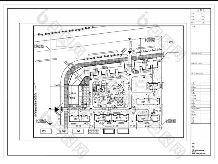 居住小区规划设计CAD图纸方案