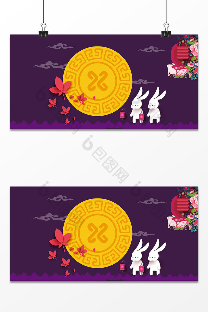 中秋节玉兔动物图图片图片