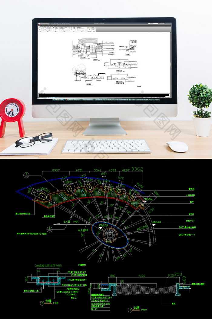 CAD广场景观园林设计施工图