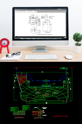 前广场CAD景观设计施工图