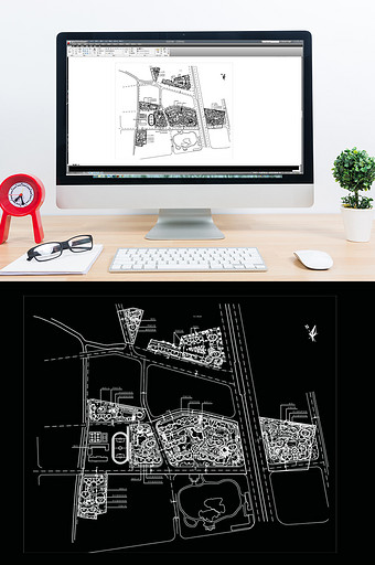CAD旧城改造方案图纸图片