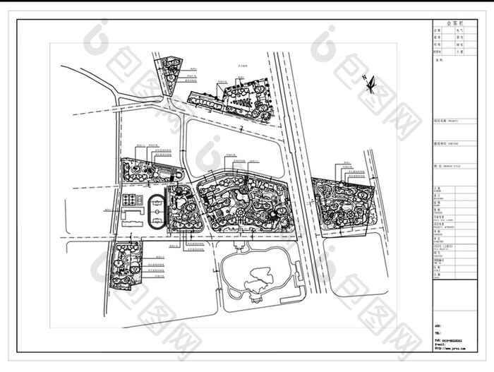 CAD旧城改造方案图纸