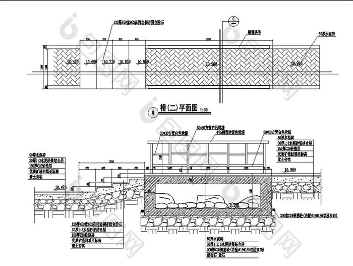 CAD小广场全套景观施工图