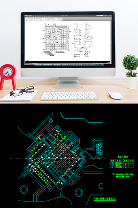 旱喷广场CAD景观设计施工图