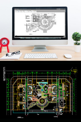 精细的园林广场景观设计CAD施工图