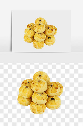 好吃的蔓越莓酥设计PSD元素图片