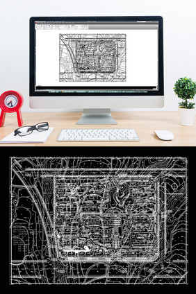 小区景观规划图CAD方案设计