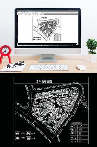 欧式建筑小区CAD建筑景观规划设计图片