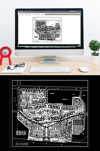 现代楼盘CAD建筑景观规划设计图片