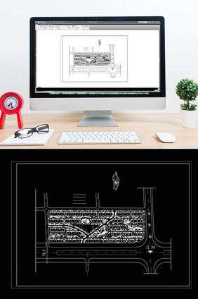 楼盘CAD建筑景观设计规划方案