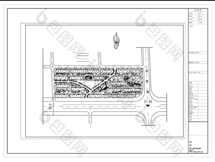 楼盘CAD建筑景观设计规划方案