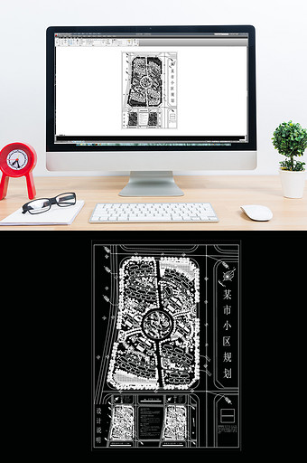 CAD社区楼盘景观设计方案图纸图片