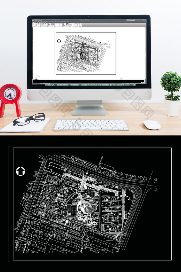 CAD小区楼盘建筑规划设计方案图图片图片