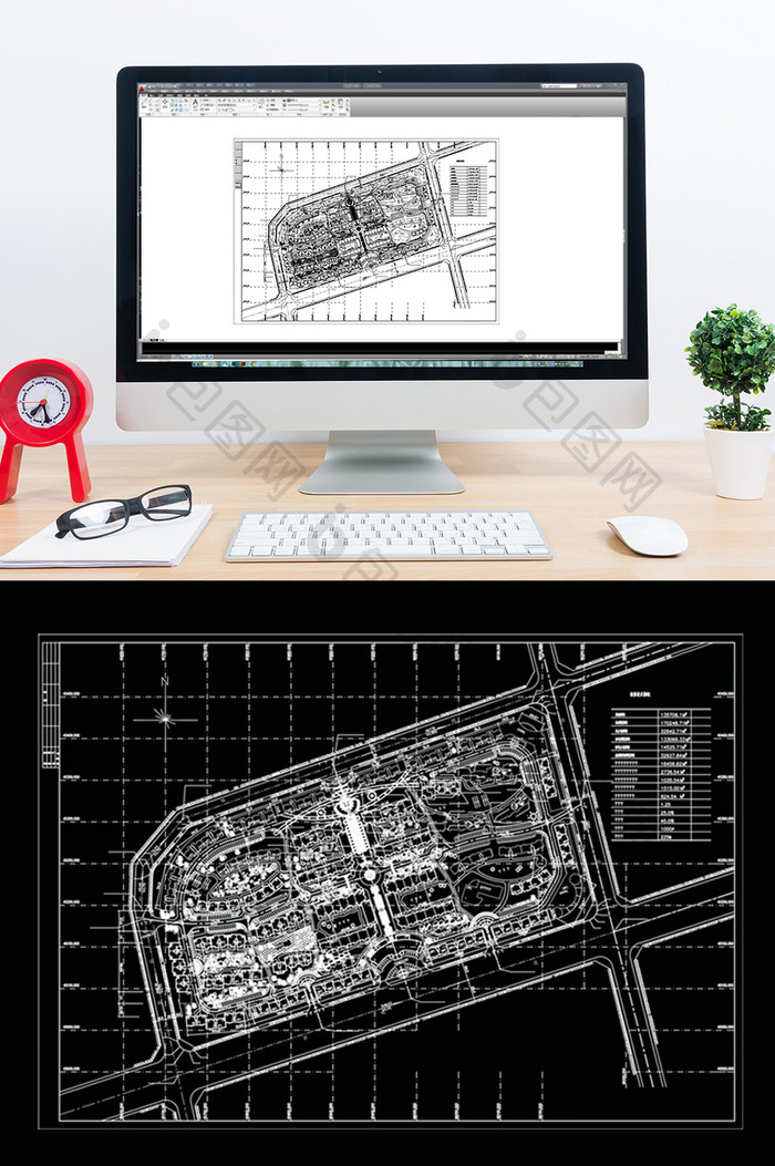 CAD住宅楼盘景观建筑规划设计图纸