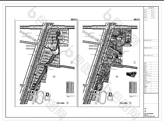 CAD住宅建筑景观建筑规划设计