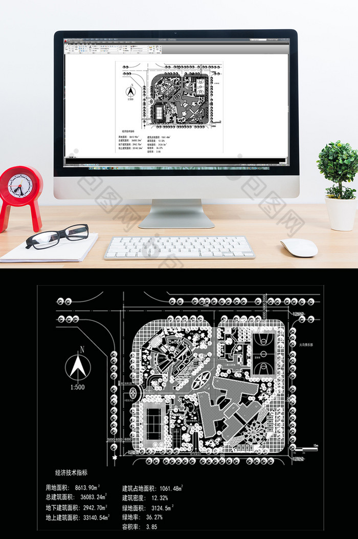 CAD居民小区楼盘建筑规划设计方案图片图片