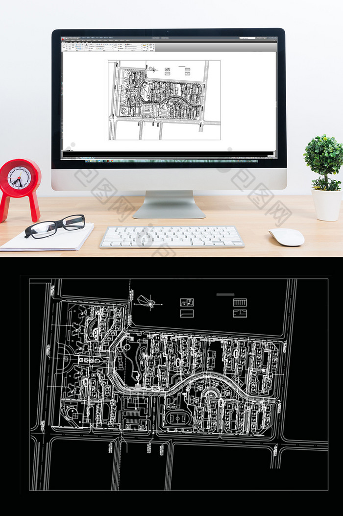 小区楼盘CAD建筑规划方案施工图纸图片图片