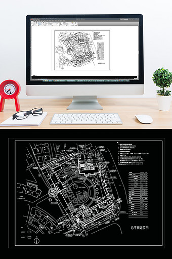 商品房小区景观建筑设计规划CAD图纸图片