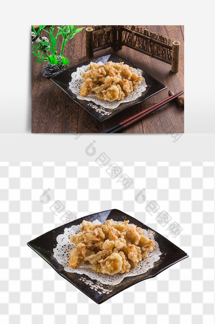炸鸡软骨日式料理图片图片