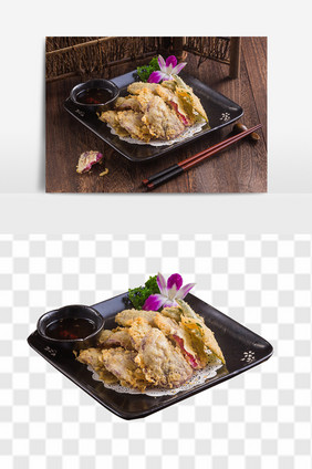 紫薯天妇罗日式料理