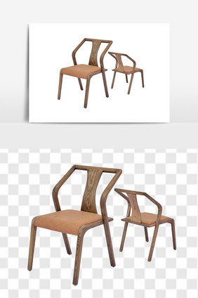 北欧实木餐椅设计元素