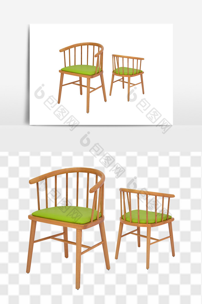 木头椅转椅摇椅图片
