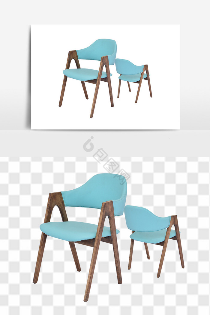 北欧全实木椅子图片