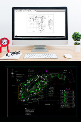 公园园林景观设计CAD施工图图纸