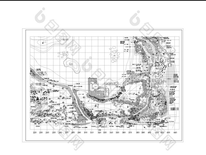 公园的景观设计CAD图