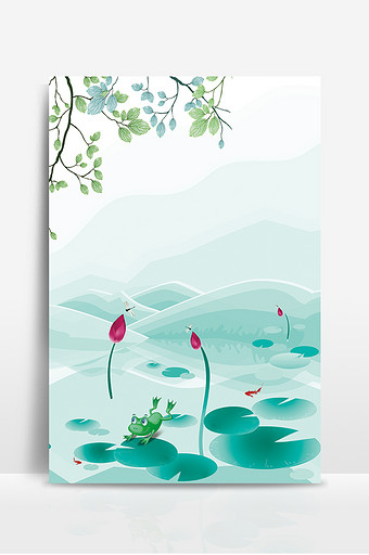 荷塘青蛙图片大全_荷塘青蛙素材下载-包图网